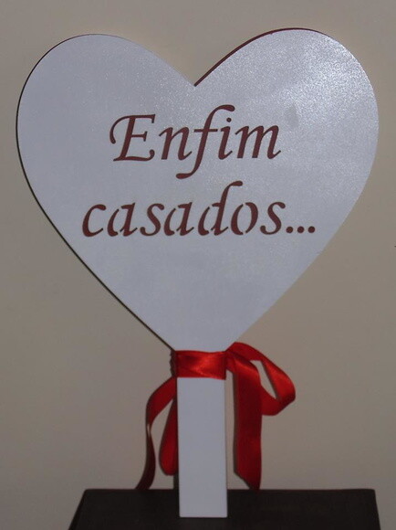 Placa Enfim casados n° 259