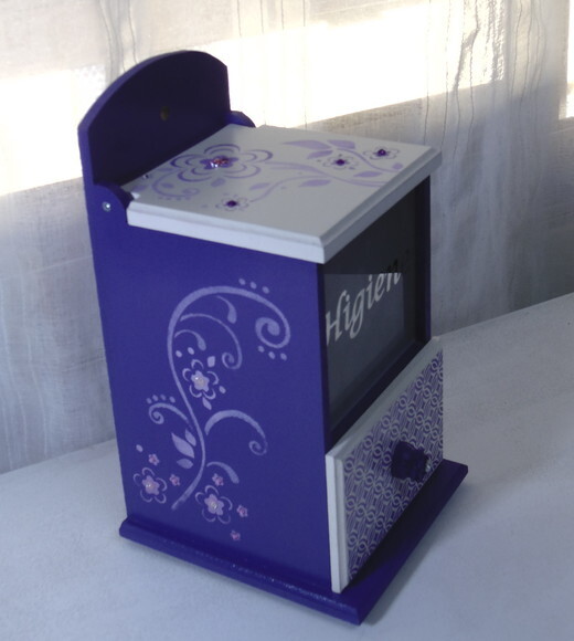 Porta Algodão e Cotonete Violeta N° 885