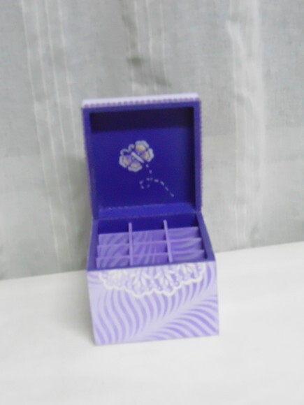 Porta Batom Floral Lilas N° 640