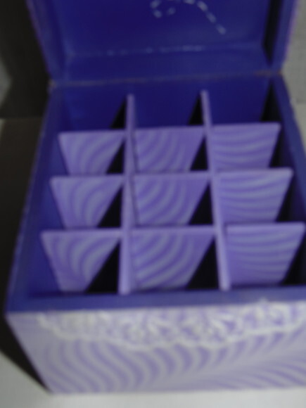 Porta Batom Floral Lilas N° 640