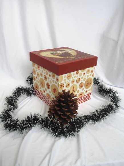 Porta panetone 500g bolas de natal N° 758
