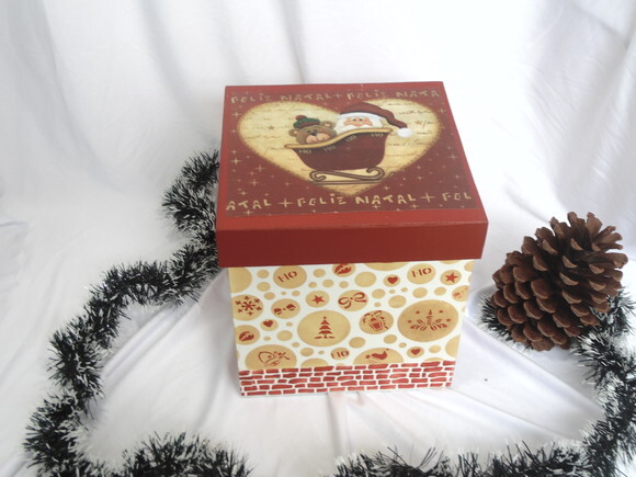 Porta panetone 500g bolas de natal N° 758