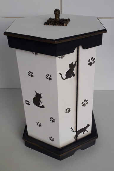 Porta Papel Toalha de Gato Sextavado