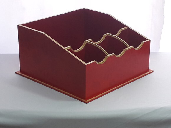 Porta Prato Vermelho Liso N° 873