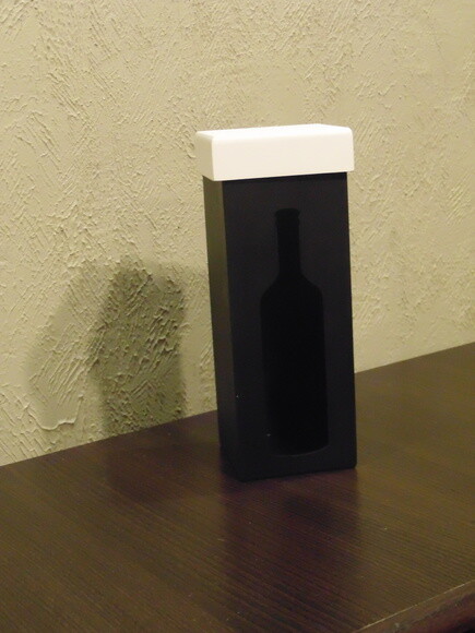 Porta vinho para meia garrafa