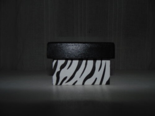 Caixa com sabonete de bolsa de zebra N° 634