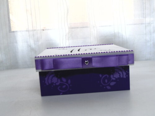 Caixa para o Dia das Mães Violeta N° 625