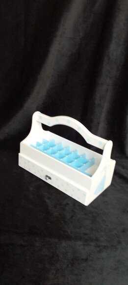 Cesta de Esmalte Azul N°924