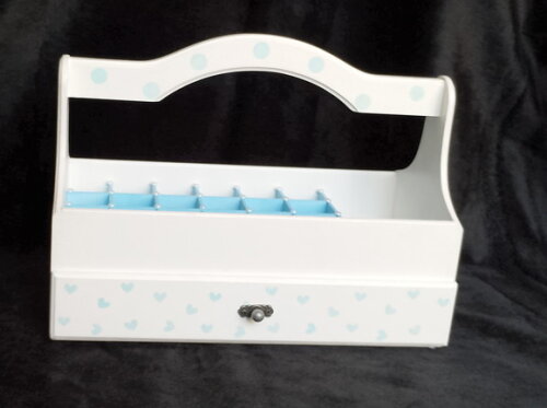 Cesta de Esmalte Azul N°924