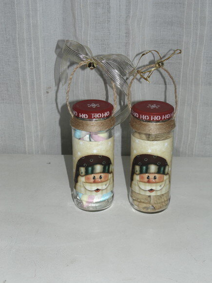 Cesta de Vidro Papai Noel N° 692