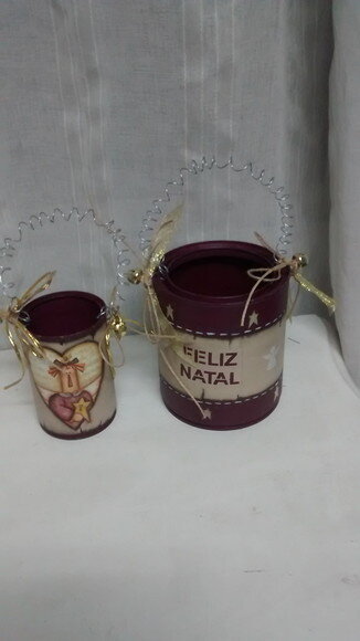 Conjunto Cesto de Lata Menina com a Estrela N° 703