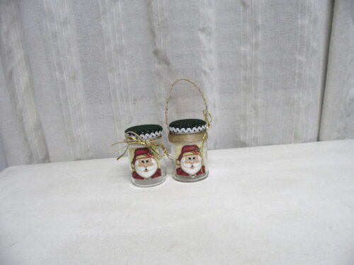 Kit Mini Vidro Papai Noel