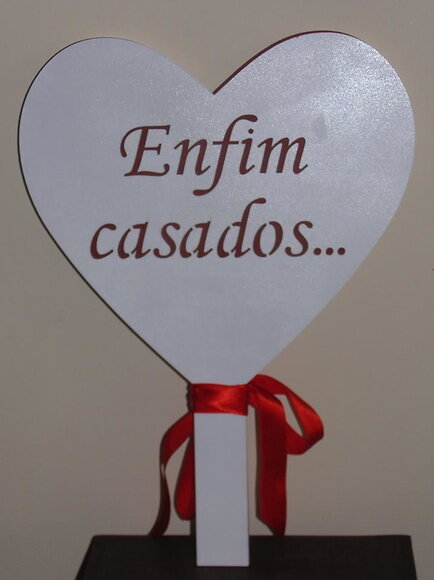 Placa Enfim casados n° 259