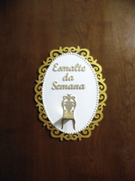 Placa esmalte da semana N° 661