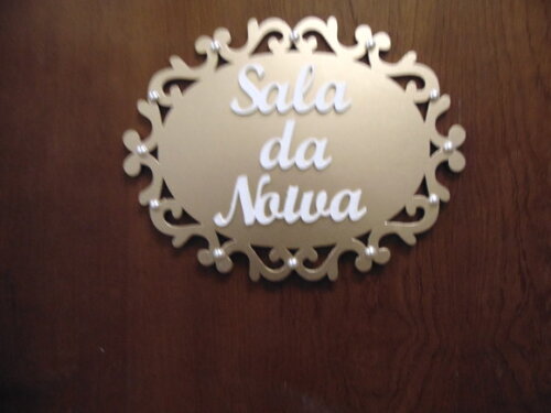 Placa Sala da Noiva N°528