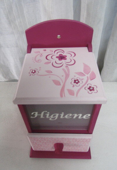 Porta Algodão e Cotonete Pink N° 884