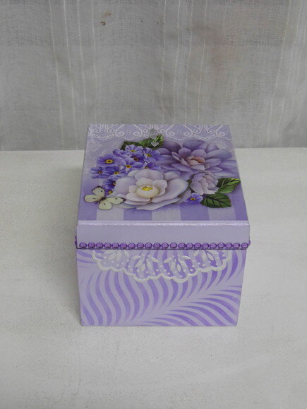 Porta Batom Floral Lilas N° 640
