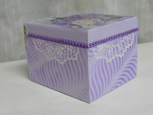 Porta Batom Floral Lilas N° 640
