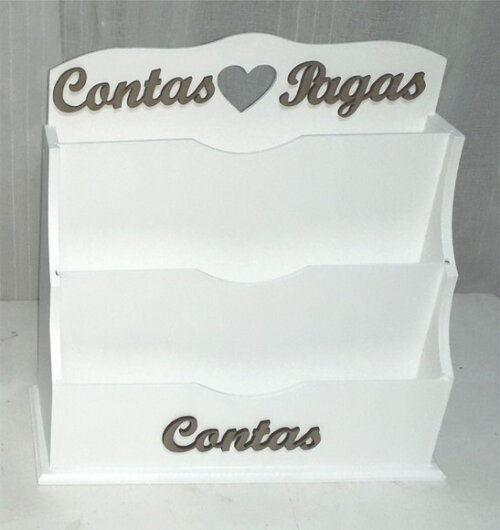 Porta Contas Branco N° 883