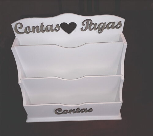 Porta Contas Branco N° 883