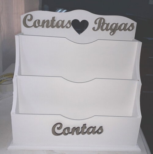 Porta Contas Branco N° 883