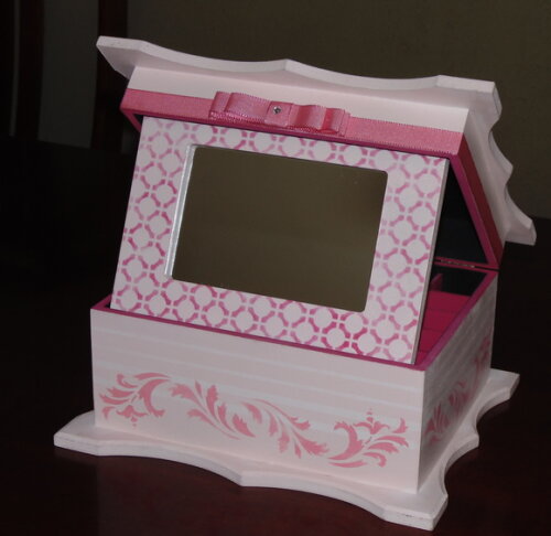 Porta maquiagem com espelho N° 367