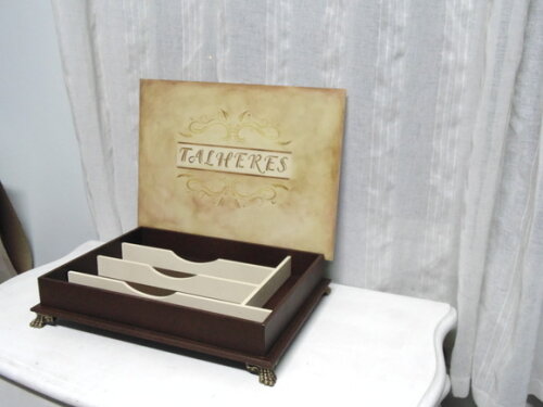 Porta talheres com tampa N° 672