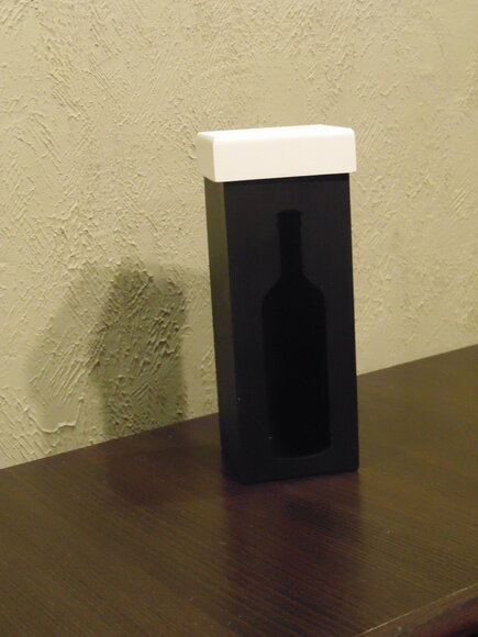 Porta vinho para meia garrafa