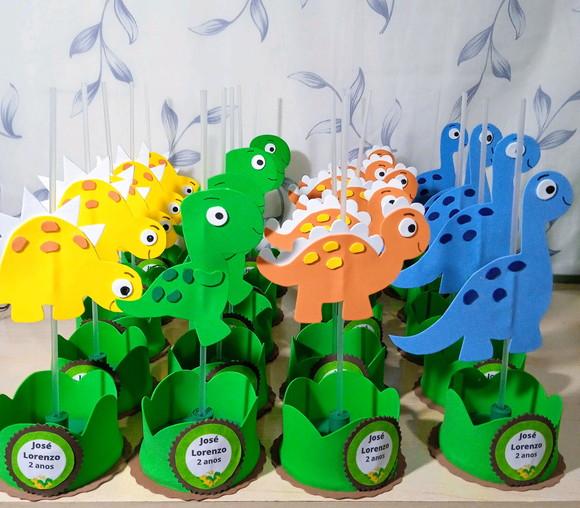 Centro de Mesa Dinossauros/ Dino Baby de eva