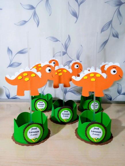 Centro de Mesa Dinossauros/ Dino Baby de eva