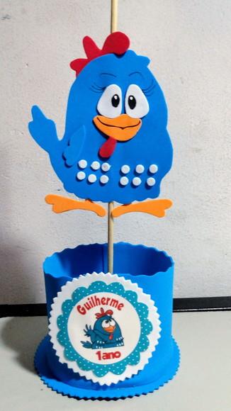 Centro De Mesa Personalizado Galinha Pintadinha Em Eva