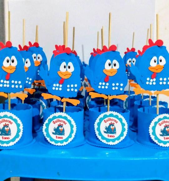 Centro De Mesa Personalizado Galinha Pintadinha Em Eva
