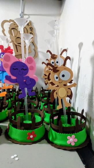 Centros De Mesa Personalizado Turma Da Galinha Pintadinha Em