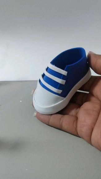Chaveiro em Forma de Tênis para Chá de Bebê/nascimento de Ev