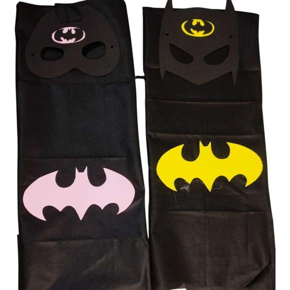 Kit Lembrancinha com Capa e Máscara Liga da Justiça Infantil