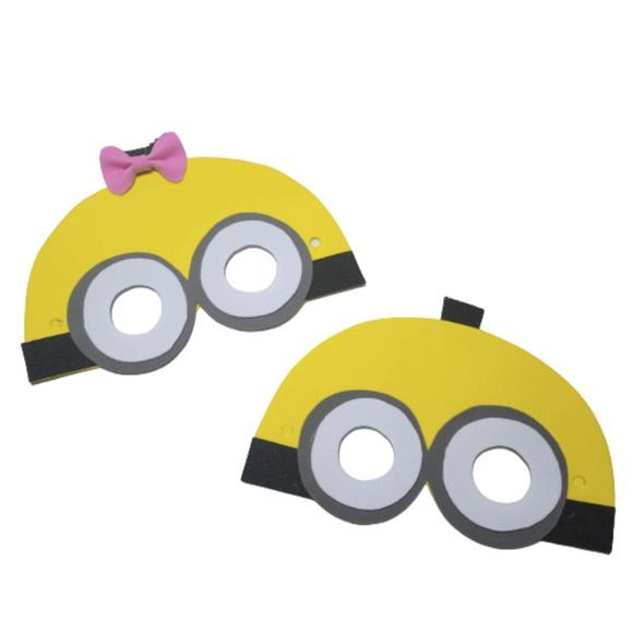 Lembrancinha os Minions Máscaras Toda em Eva para Festas