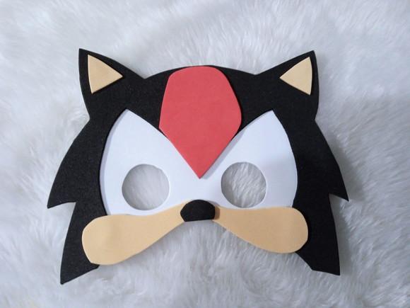 Lembrancinha Sonic Máscaras Toda em Eva