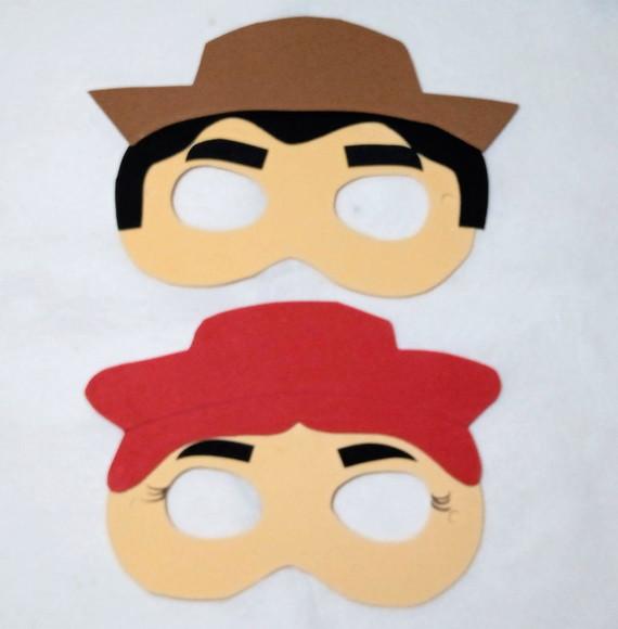 Lembrancinha Toy Story Máscaras Toda em Eva