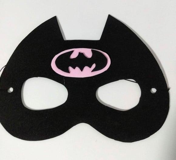 Máscaras Batman/batgirl em Eva Lembrancinha