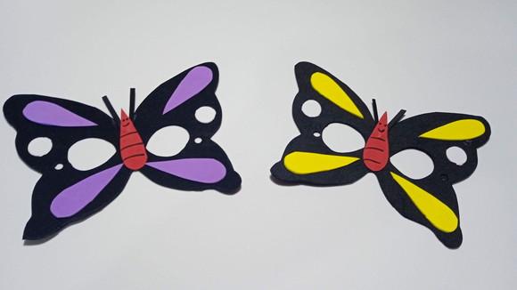 Máscaras Bichinhos do Jardim Encantado em Eva Lembrancinha