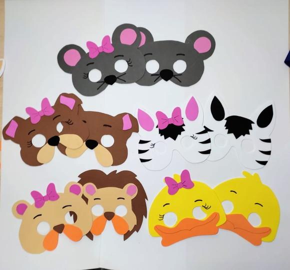 Máscaras de Eva Arca de Noé para Lembraninhas de Festa