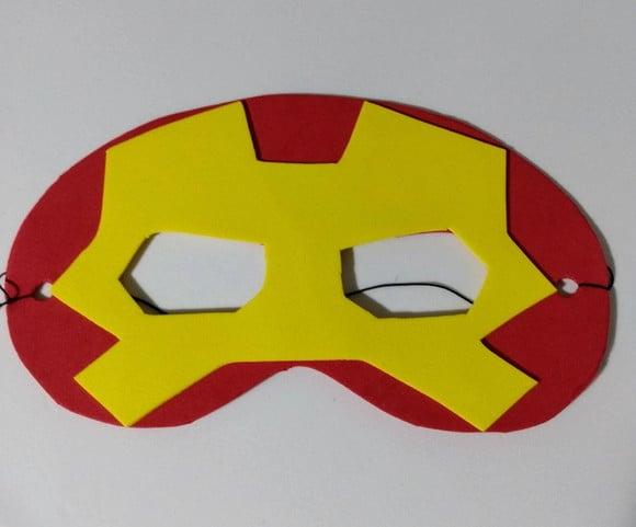 Máscaras Homem de Ferro em Eva Lembrancinha