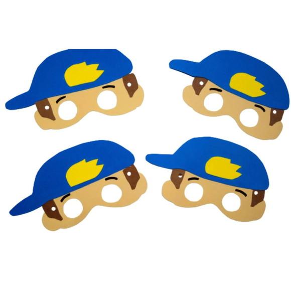Máscaras Lucas Neto e Gih Toda em Eva para Lembrancinhas