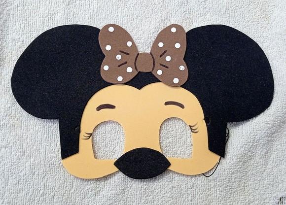 Máscaras Mickey e Minie Safari em Eva Lembrancinha