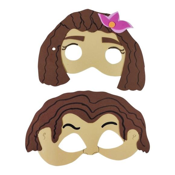 Máscaras Moana em Eva para Lembrancinha Festa Infantil