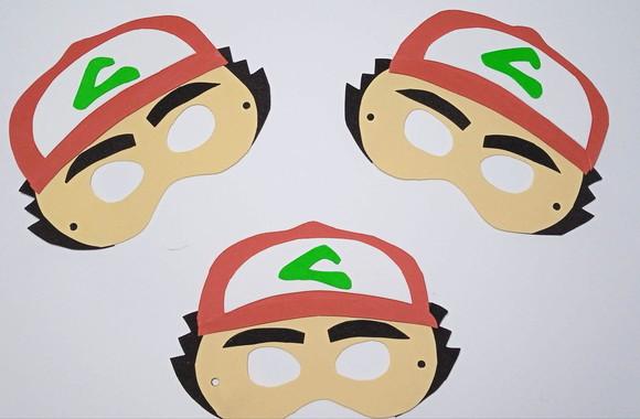 Máscaras Pokémon Toda em Eva para Lembrancinhas