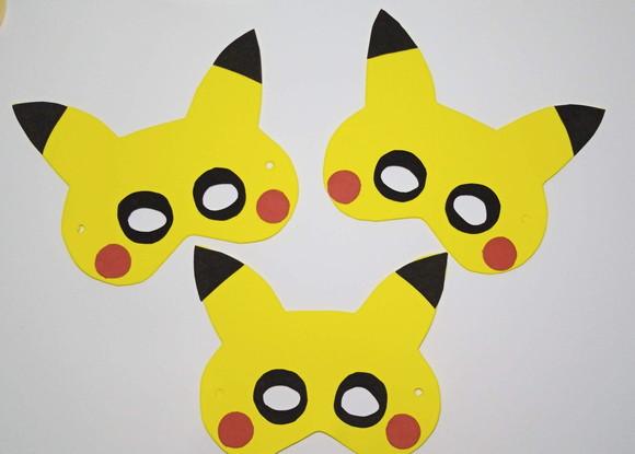 Máscaras Pokémon Toda em Eva para Lembrancinhas