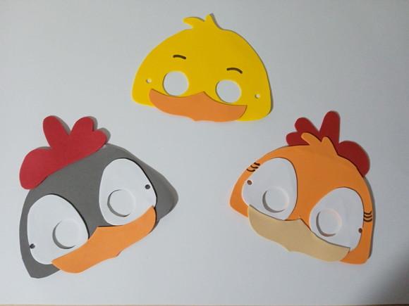 Máscaras Tema Fazendinha Toda em Eva para Lembrancnhas