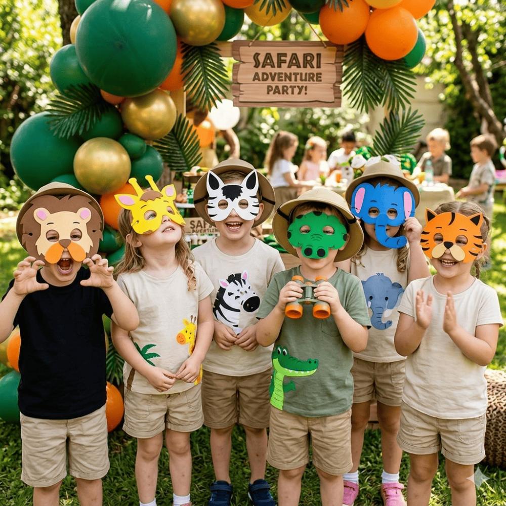 Lembrancinha Safari Máscaras Toda em Eva para Festa