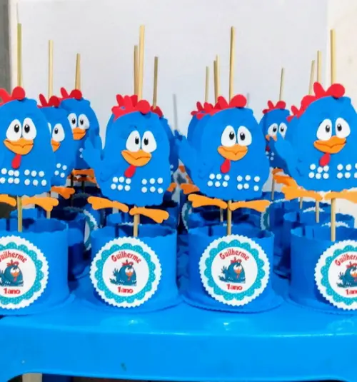 Centro De Mesa Personalizado Galinha Pintadinha Em Eva